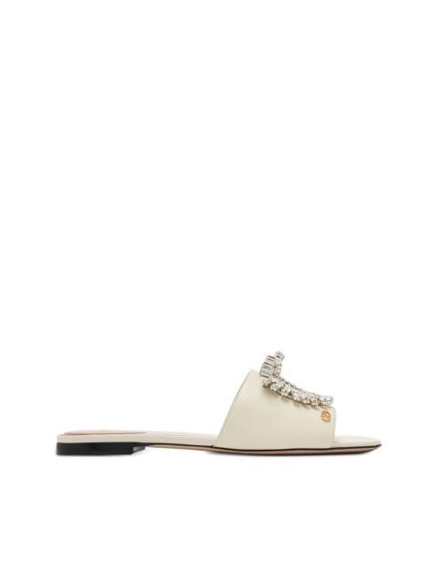 Valentino Adamantine crystal-embellished sandals