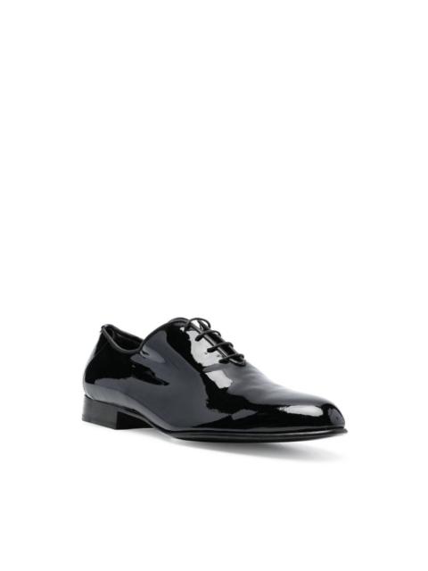 Brioni patent leather Oxford shoes