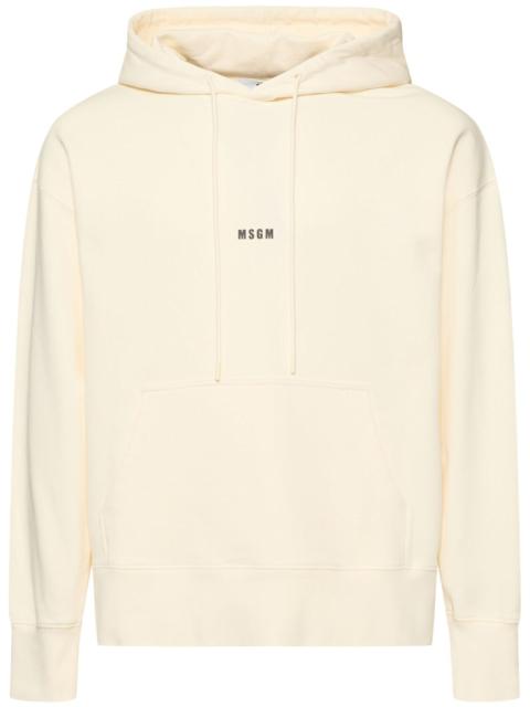 Micro logo print French terry sweatshirt