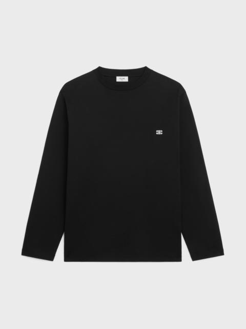 CELINE triomphe t-shirt in cotton jersey
