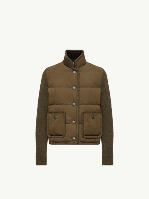 Moncler Grenoble Wool Padded Cardigan