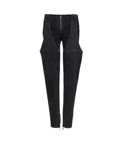 Balmain Faded cotton jeans