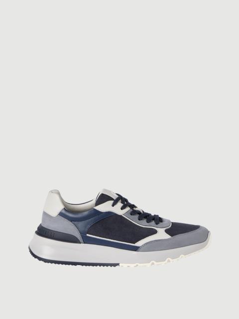 Brunello Cucinelli Nubuck and suede runners