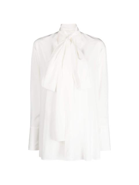 Givenchy pussy-bow silk blouse