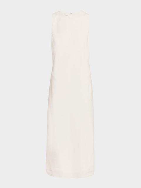 Vince Bias Linen Midi Dress