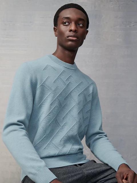 Hermès "Jeux de points H en Biais" crewneck sweater