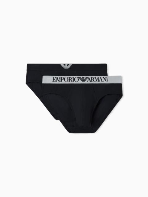 EMPORIO ARMANI TWO-PACK OF ENDURANCE LOGO BRIEFS