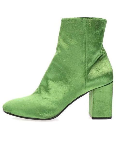 BALENCIAGA (WMNS) Balenciaga Ville Ankle Boots 'Green' 477243W05803707
