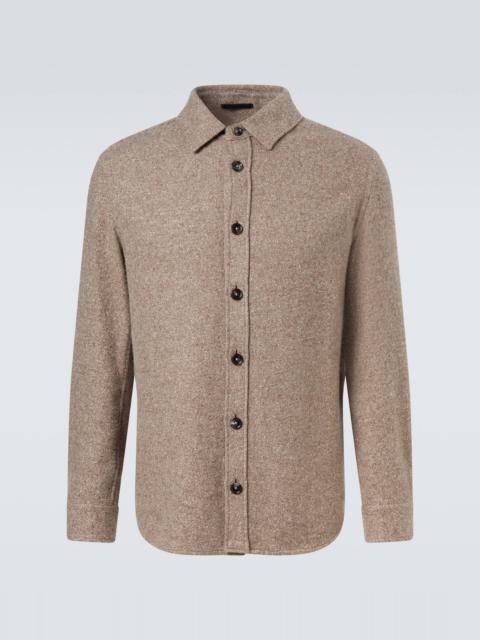 ZEGNA Cashmere and silk overshirt