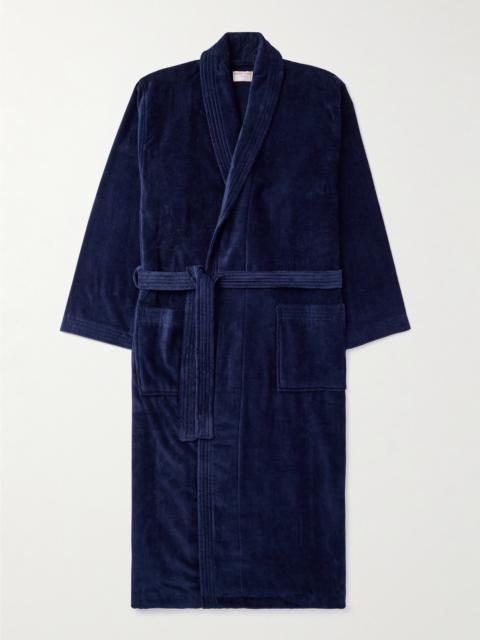 Derek Rose Belted Cotton-Terry Robe