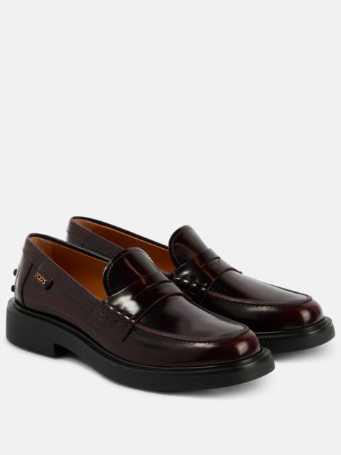 Tod's Leather penny loafers