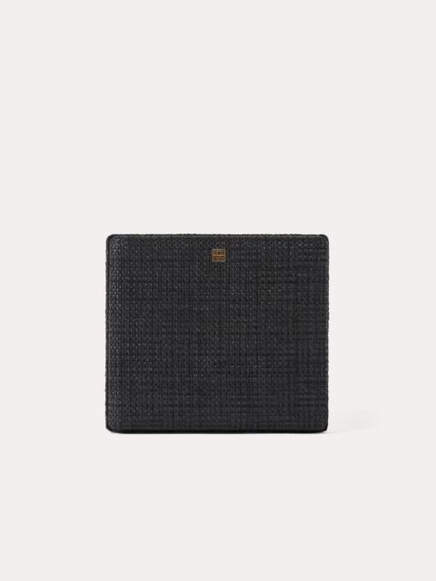 Totême Raffia clutch black