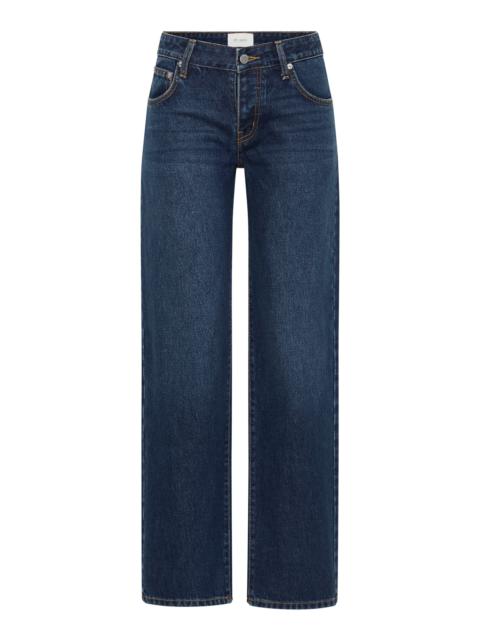 ST. AGNI Low-Rise Organic Cotton Jeans blue