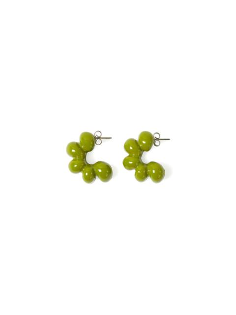 SUNNEI PUFFY EARRINGS / lime