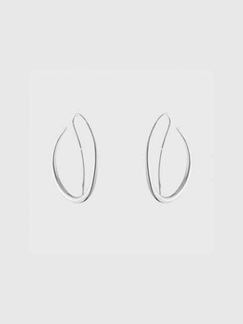 THE FOLD Sterling Silver Offspring Double Earhoops