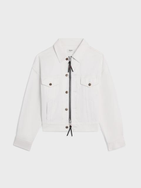 CELINE trucker jacket IN cotton denim