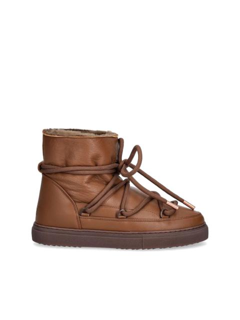 INUIKII leather lace-up boots