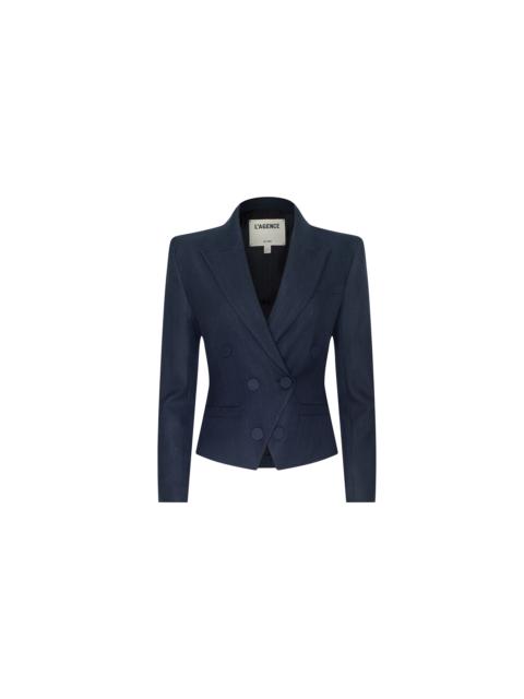 L'AGENCE Risa Double-Breasted Blazer