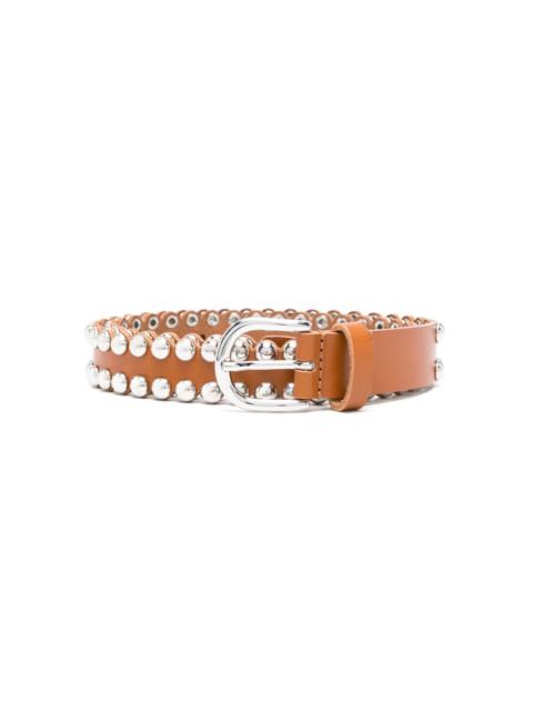 Isabel Marant Zap studed leather belt