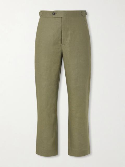 BODE Straight-Leg Linen Trousers