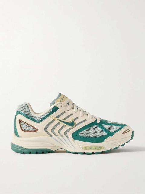 Nike Air Pegasus 2K5 Mesh, Leather and Suede Sneakers