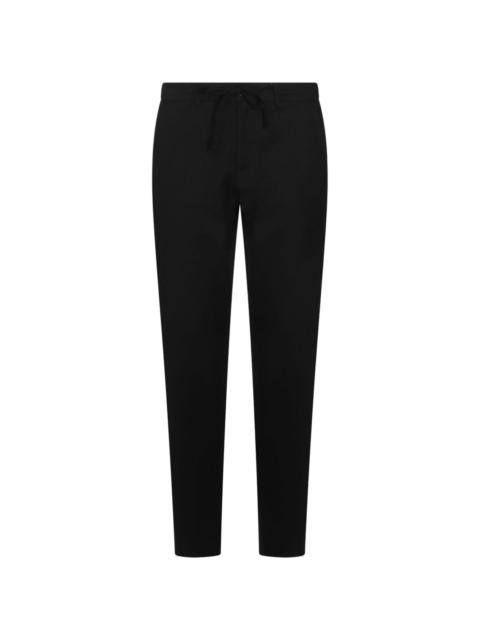 wool tapered trousers