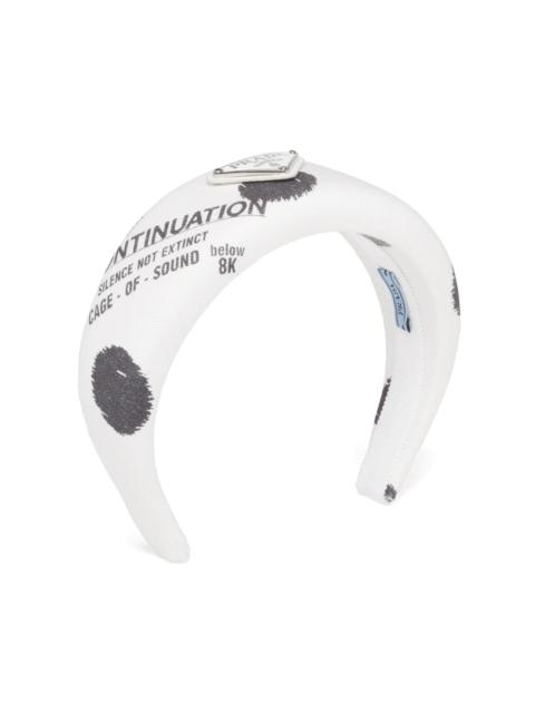 Prada Printed Re-Nylon headband