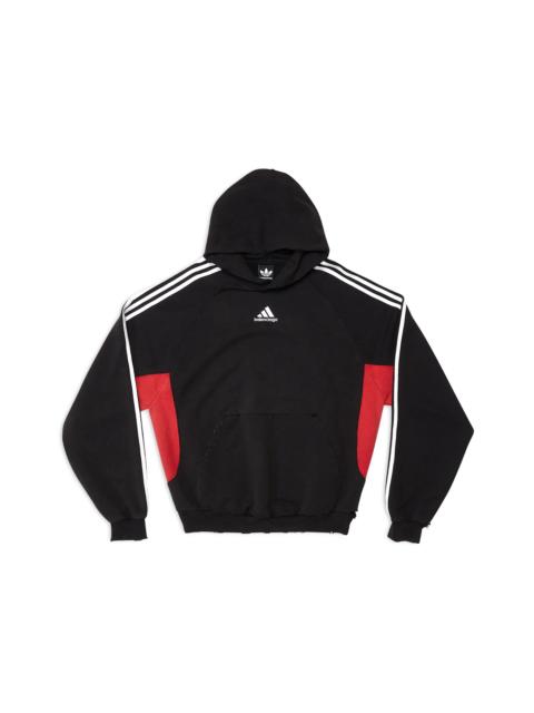 BALENCIAGA Balenciaga x adidas Women's Small Fit Hoodie Black Red