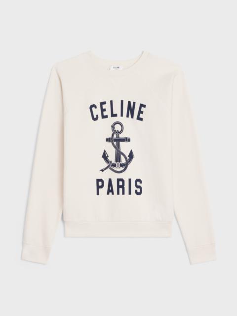 CELINE celine paris anchor sweater in cashmere fleece