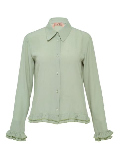 N°21 ruffled-trim shirt