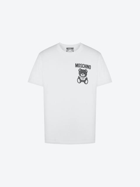 Moschino SMALL TEDDY MESH JERSEY T-SHIRT | REVERSIBLE