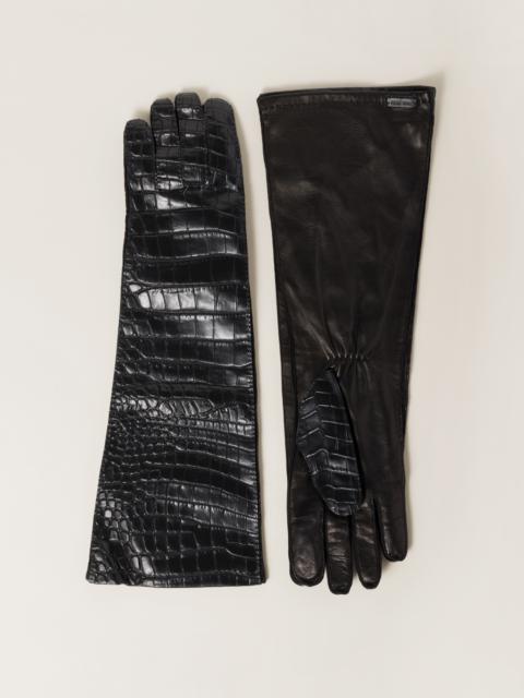 Miu Miu Leather gloves