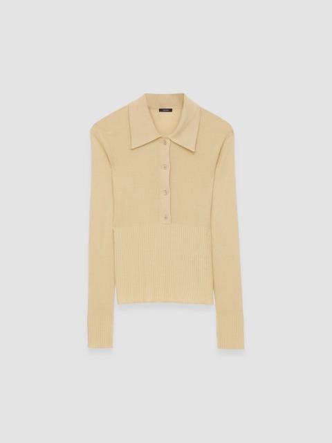 JOSEPH Fine Merino Polo Top