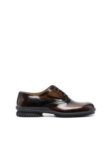 Maison Margiela numbers-embossed leather Derby shoes