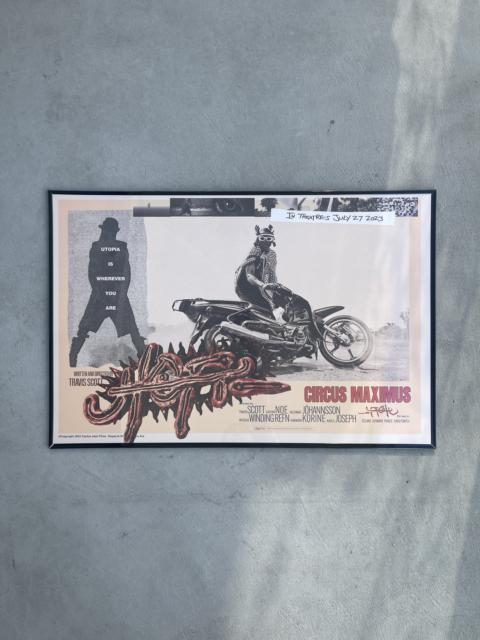 Travis Scott Utopia Circus Maximus 2024 Tour Poster For Home
