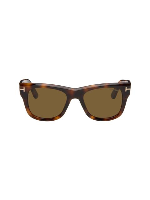 TOM FORD Brown Finn Sunglasses