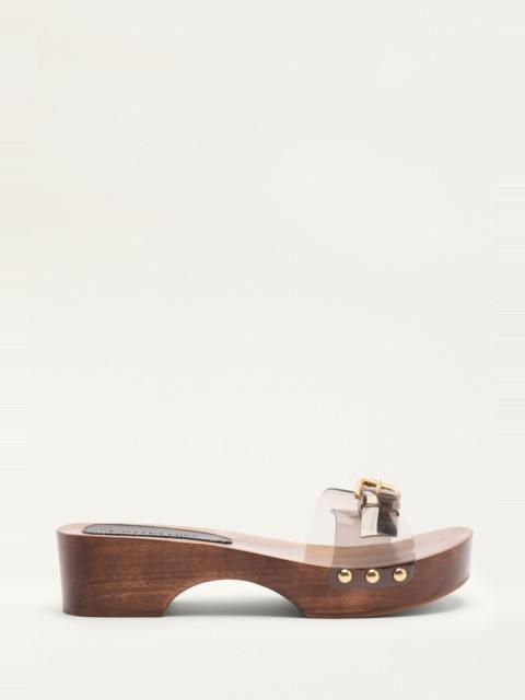 FARM RIO Brown Farm Rio Jelly Clog