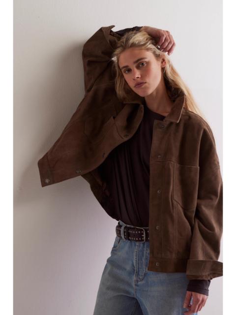 FREE PEOPLE We The Free Opal Swing Suede Jacket