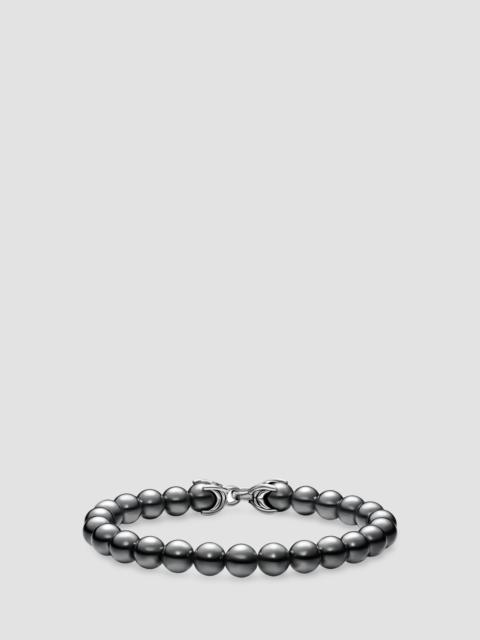 DAVID YURMAN Men's Spiritual Beads Bracelet in Sterling Silver - Hematine