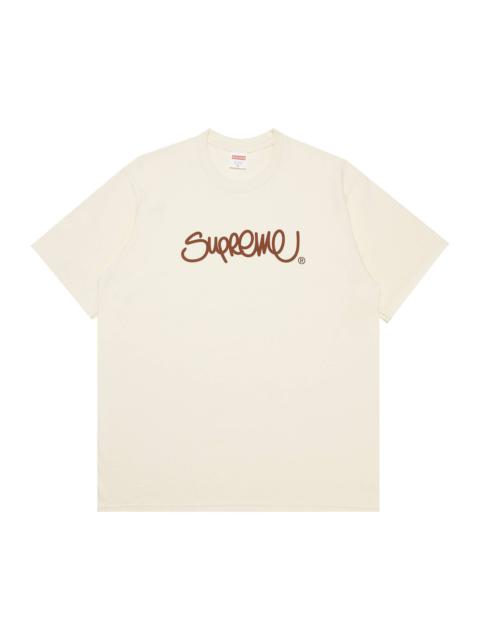 Supreme Handstyle Tee 'Natural'