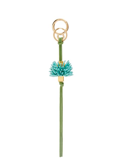 Loewe Flower dice charm in classic calfskin and brass