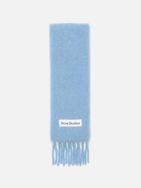 Acne Studios Skinny mohair scarf - Light blue