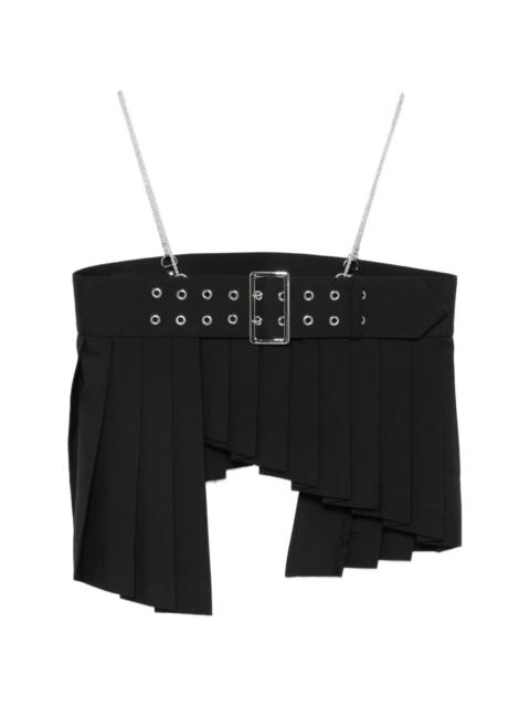 Noir Kei Ninomiya pleated belt jacket