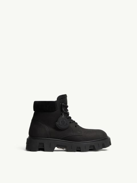 Moncler Peak City Nubuck & Suede Ankle Boots