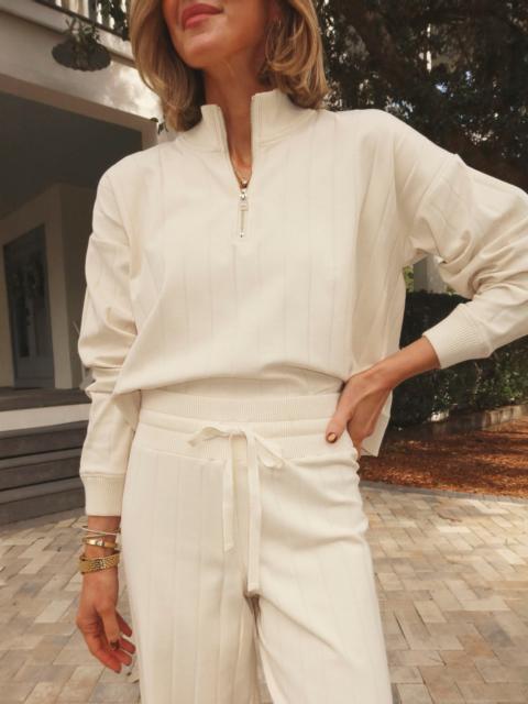Splendid Splendid x @Cellajaneblog Wide Rib Quarter Zip