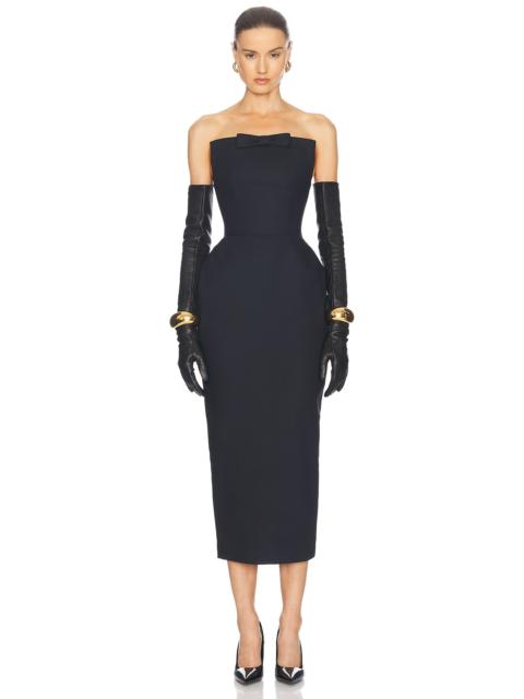 HELSA The S Curve Dress With Bow