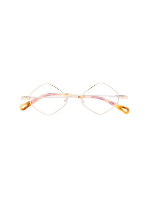 Chloé hexagonal frame glasses