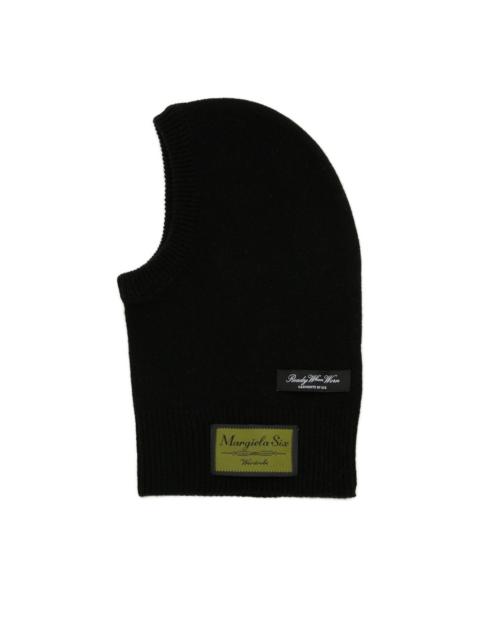 MM6 Maison Margiela logo-patch balaclava
