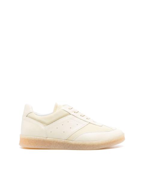 MM6 Maison Margiela Replica panelled leather sneakers
