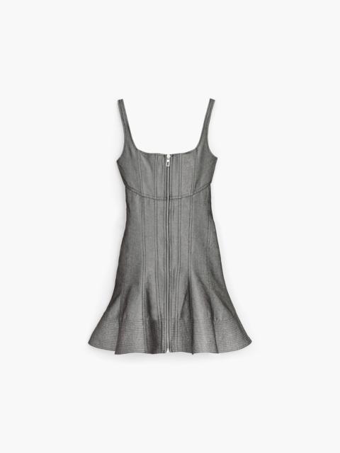 Marc Jacobs THE BUSTIER FLUTED DRESS